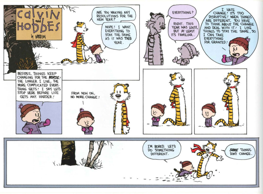 2019 and Calvin-Hobbes