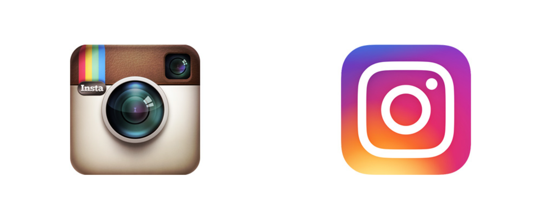 Instagram Old and New App Icon